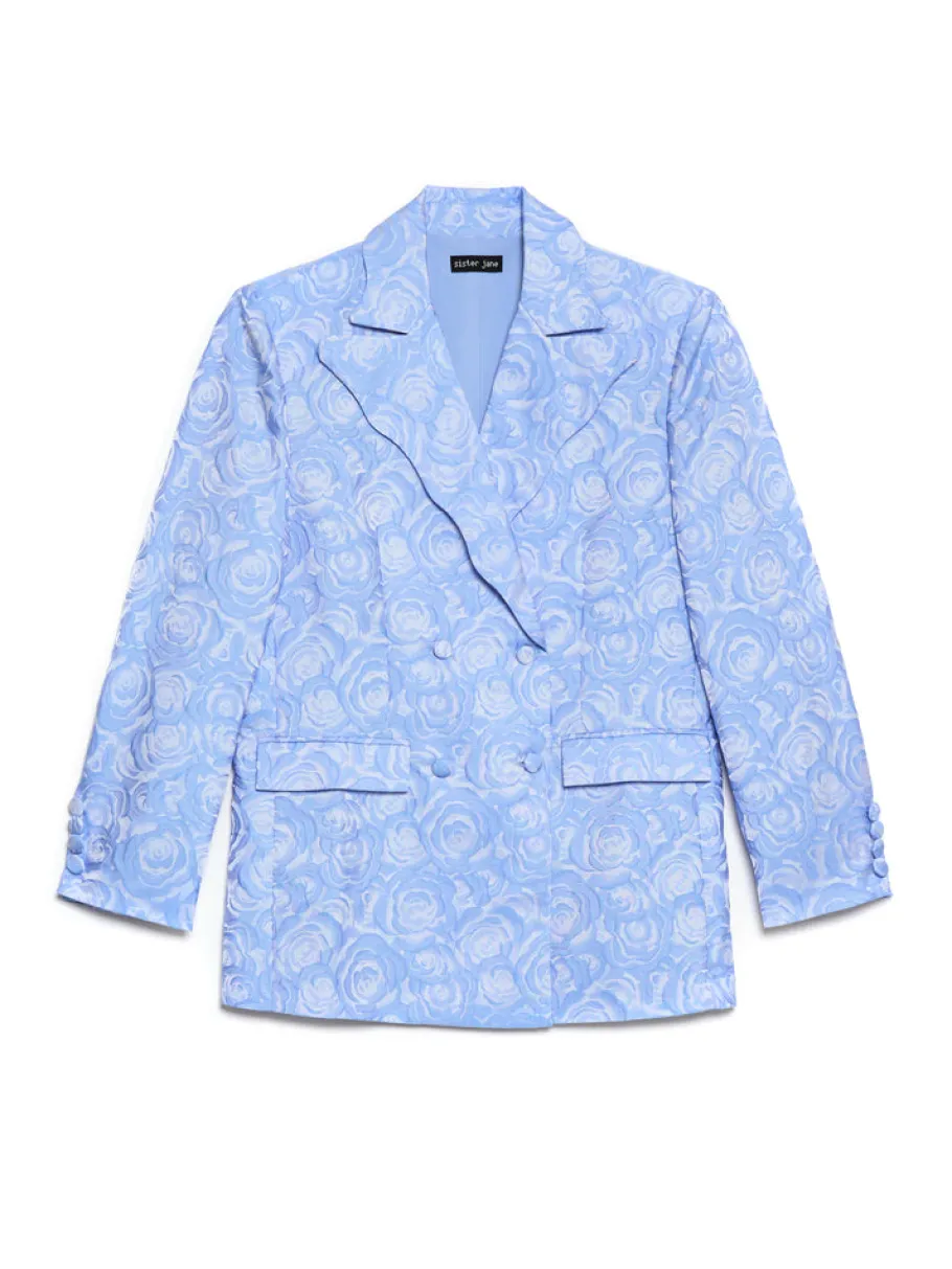 Sister Jane Sapphire Rose Jacquard Blazer | Women Jackets