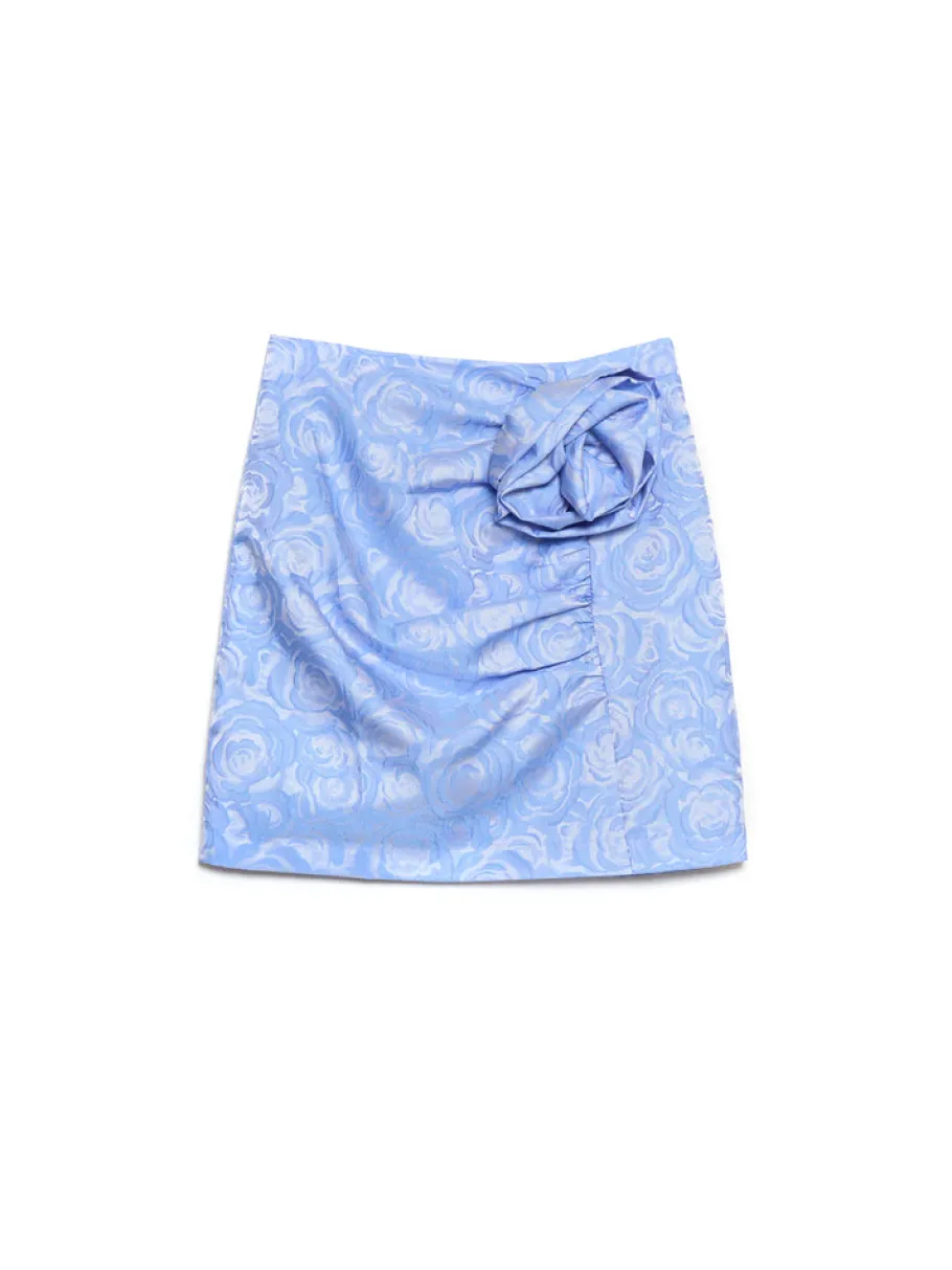 Sister Jane Sapphire Rose Jacquard Skirt | Women Bottoms