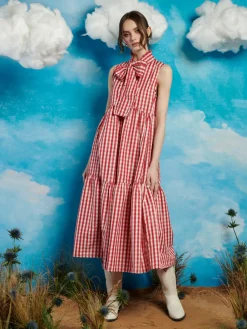 Sister Jane Stables Gingham Bow Dress | Women Dresses