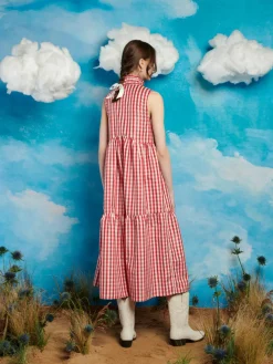 Sister Jane Stables Gingham Bow Dress | Women Dresses