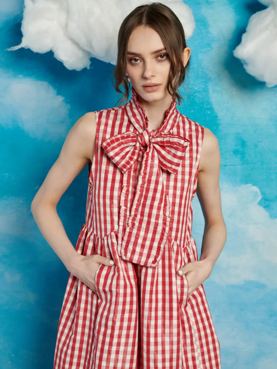 Sister Jane Stables Gingham Bow Dress | Women Dresses