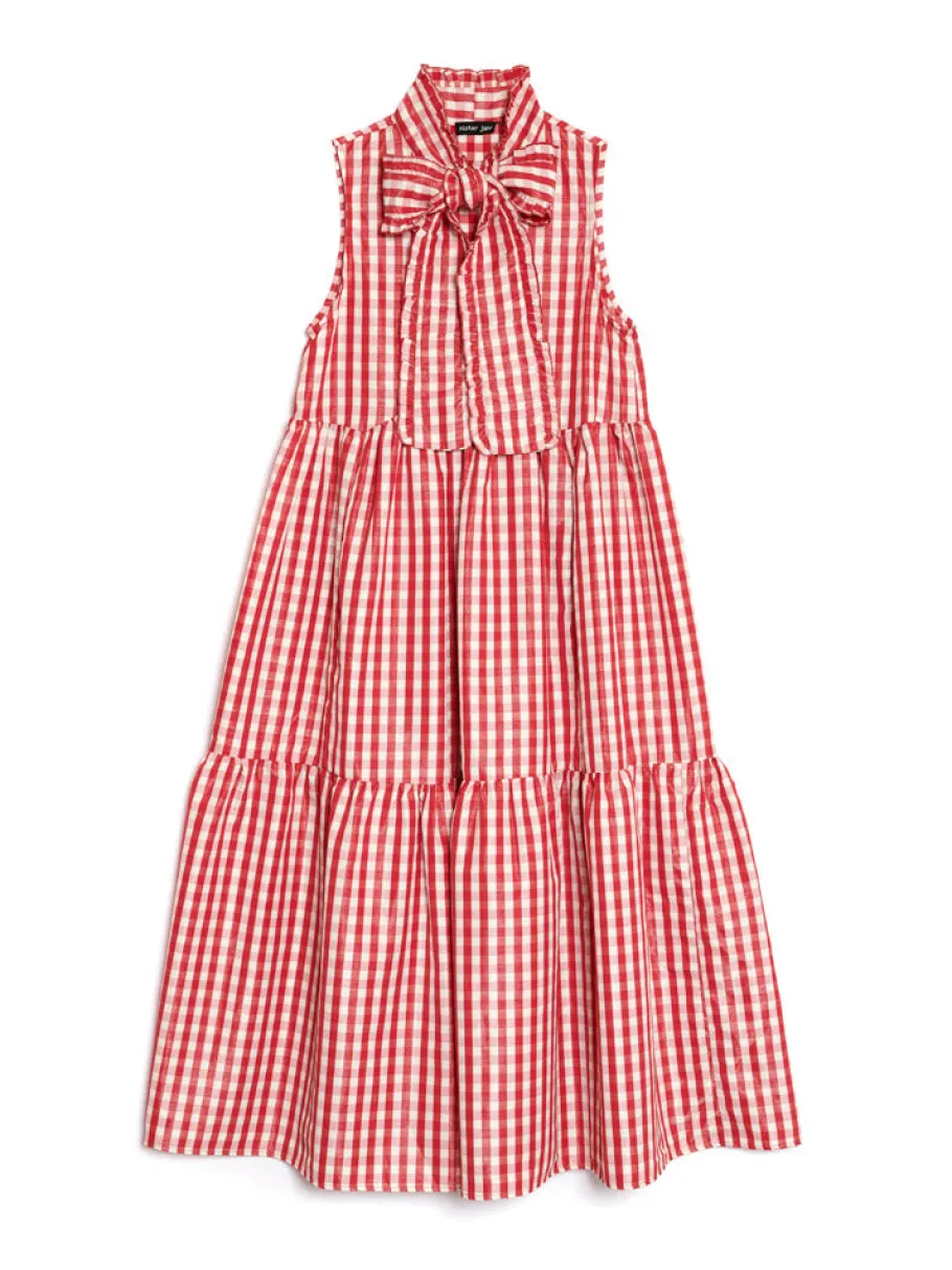 Sister Jane Stables Gingham Bow Dress | Women Dresses