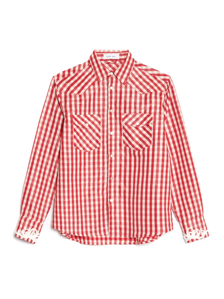 Sister Jane Stables Gingham Shirt | Women Tops | Shirts