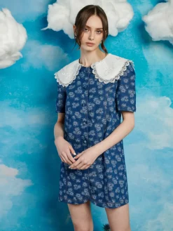 Sister Jane Wildflower Denim Mini Dress | Women Dresses